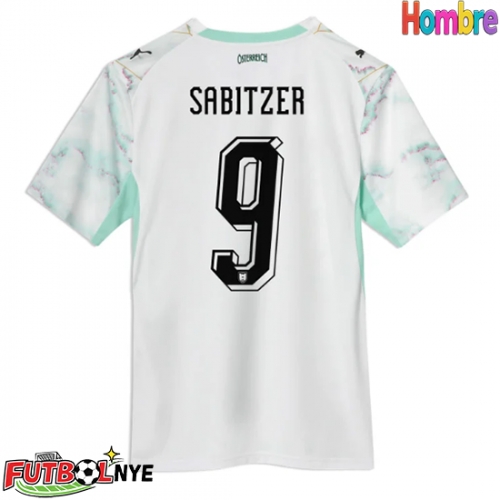 Camiseta Austria Marcel Sabitzer #9 Visitante Equipación Mundial 2026 manga corta